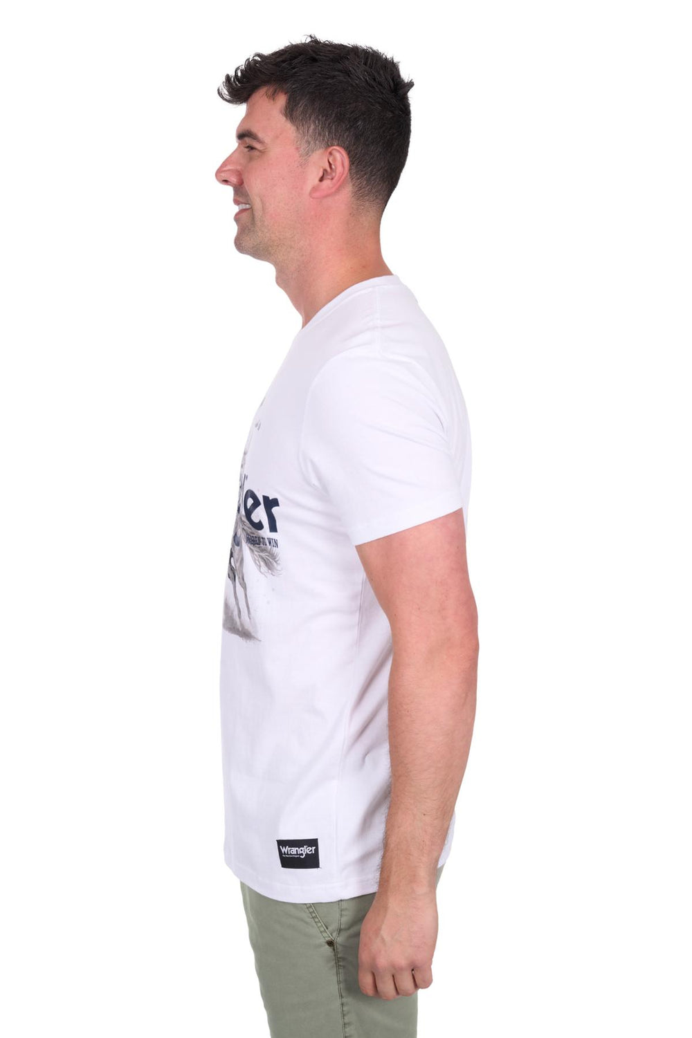 Tee Shirt Lance Short Sleeve White [:medium]