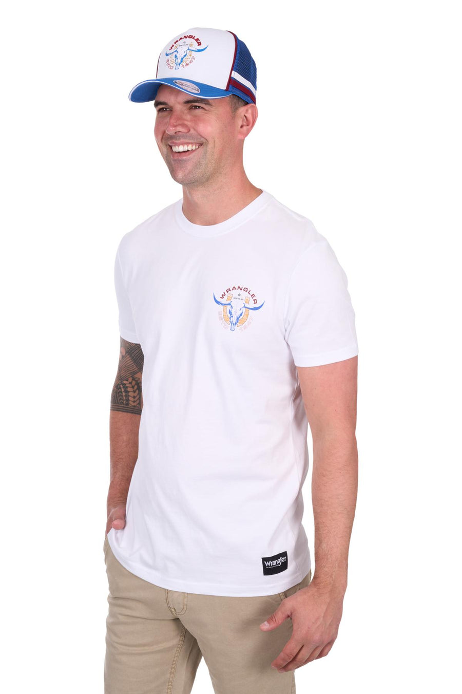 Tee Shirt Henry Short Sleeve White [:medium]