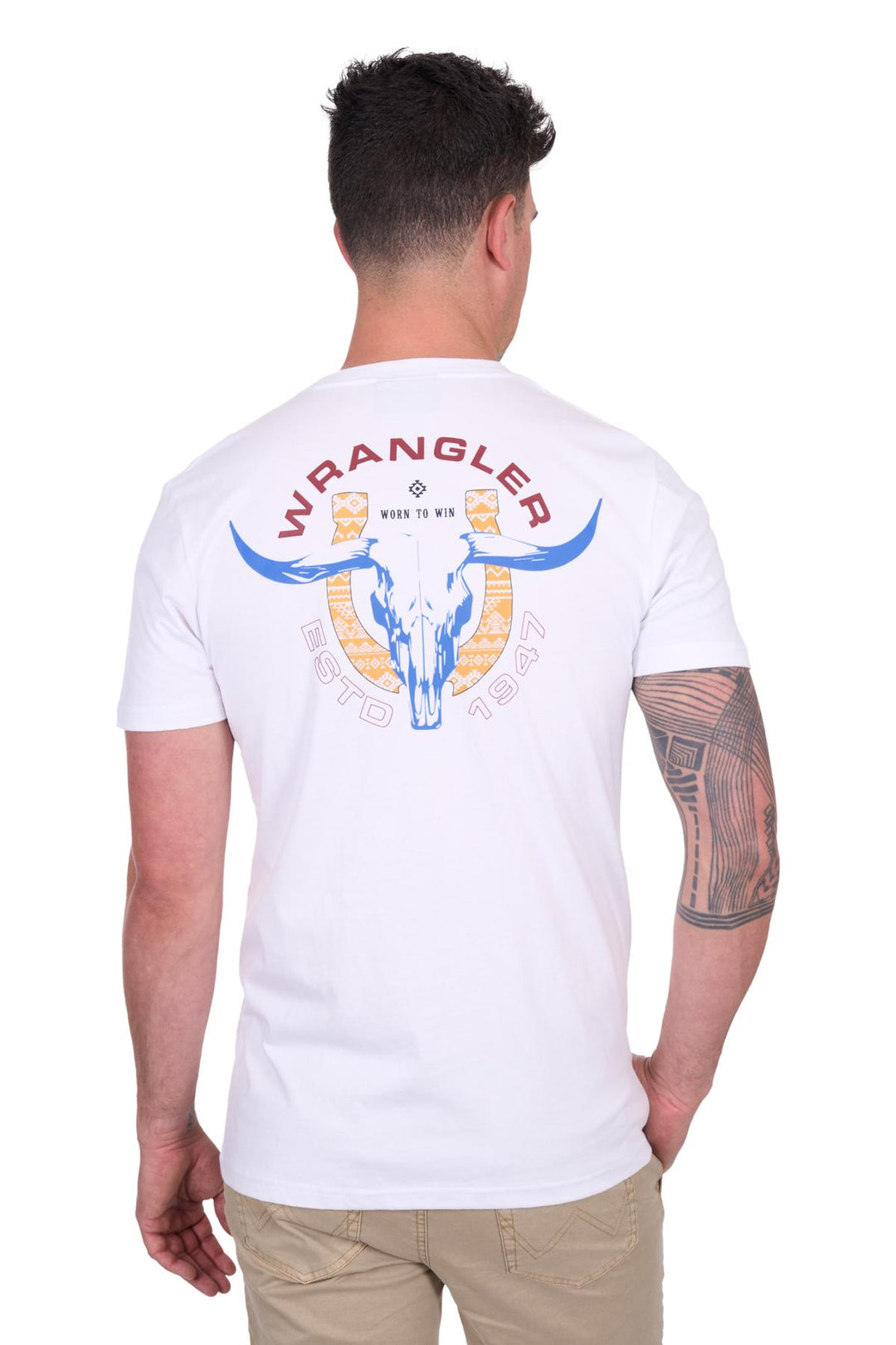 Tee Shirt Henry Short Sleeve White [:medium]