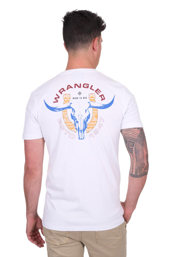 Tee Shirt Henry Short Sleeve White [:medium]