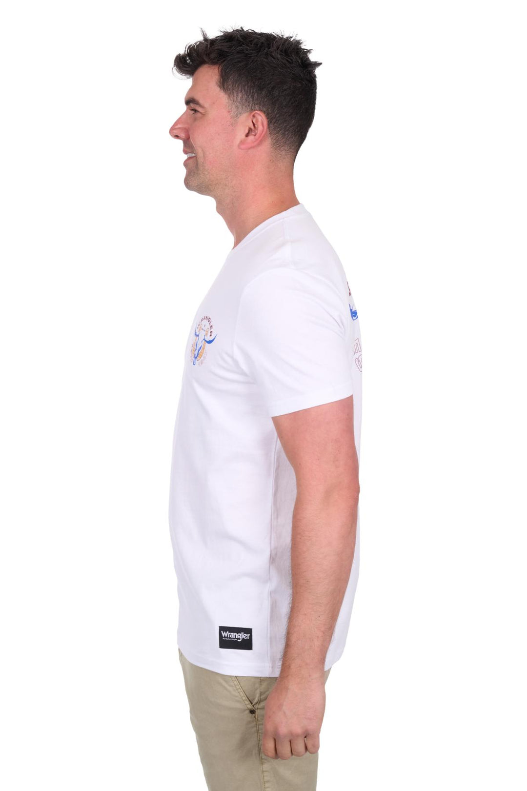 Tee Shirt Henry Short Sleeve White [:medium]