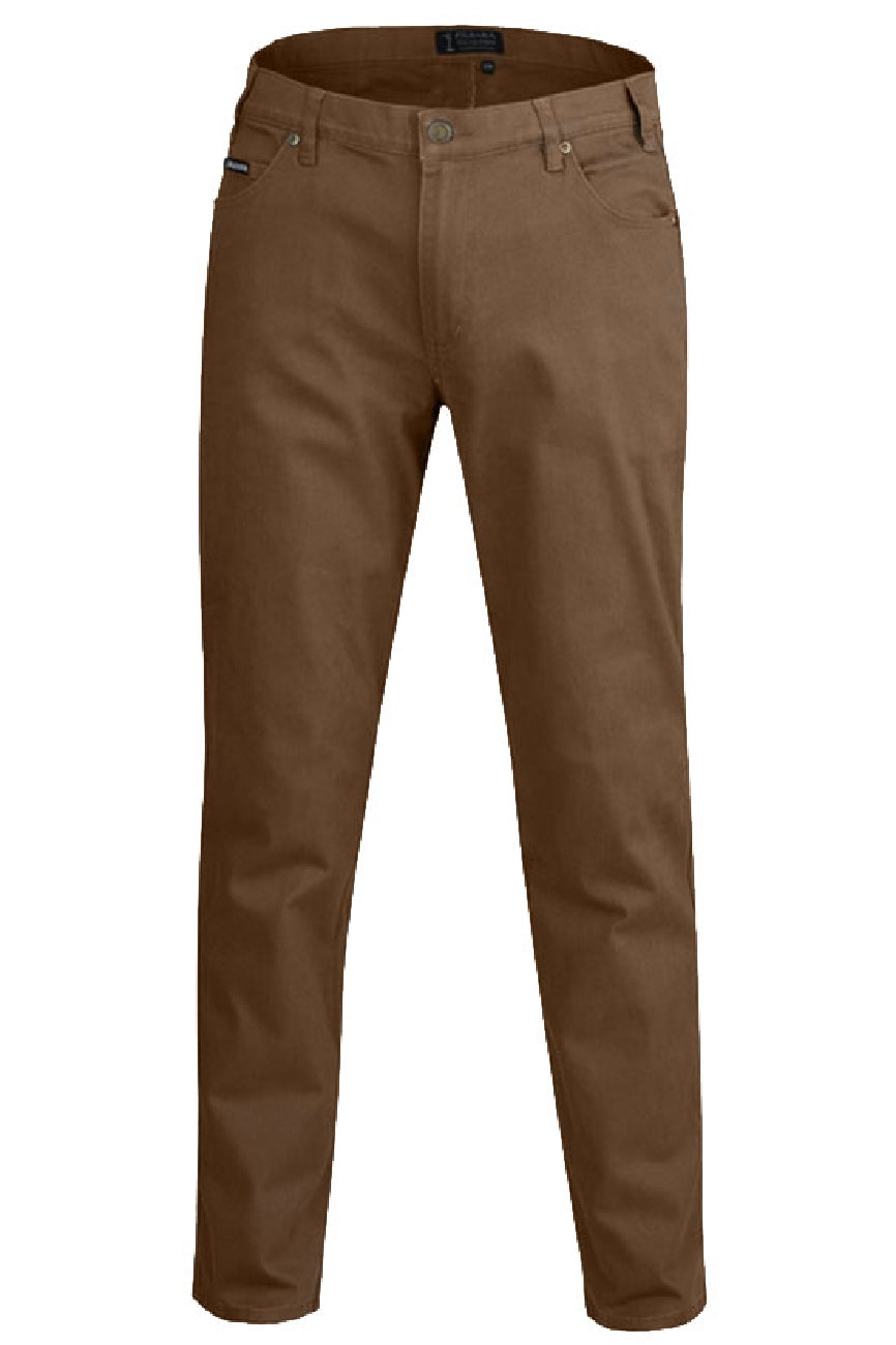 Jeans Pilbara Cotton Stretch Whisky Mens [:82r]