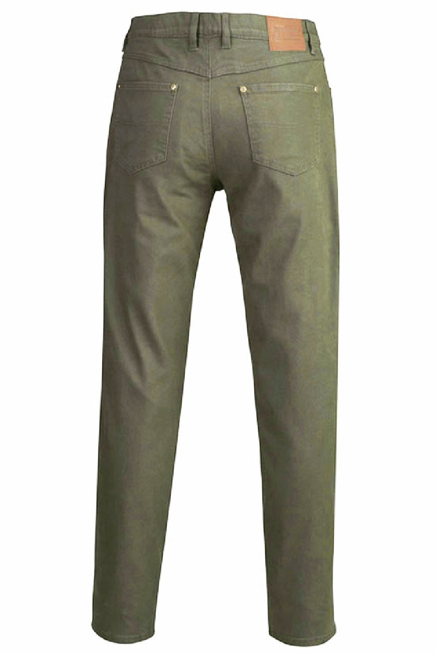 Jeans Pilbara Cotton Stretch Seagrass Mens [:82r]