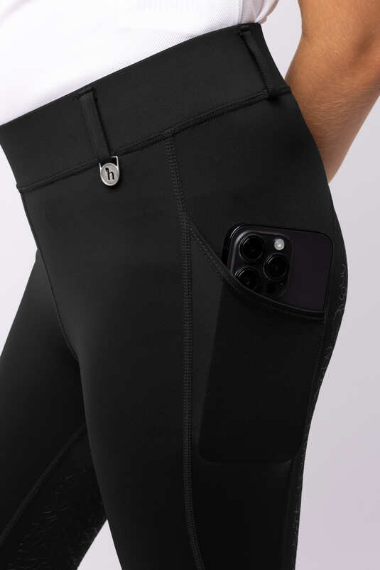 Tights Hz Dea Full Seat Black Childs [:10]