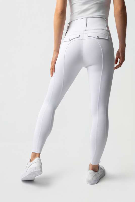 Tights Horze Anya Full Seat White Ladies [:08]