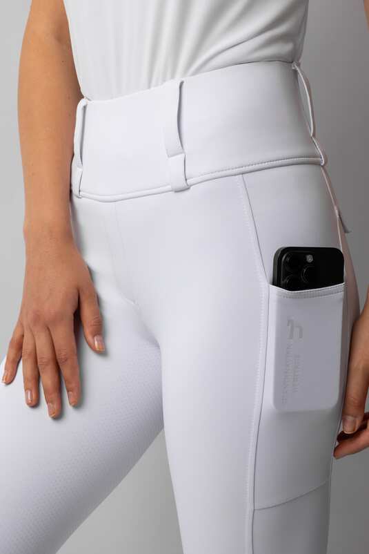 Tights Horze Anya Full Seat White Ladies [:08]