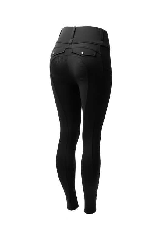 Tights Horze Anya Full Seat Black Ladies [:08]