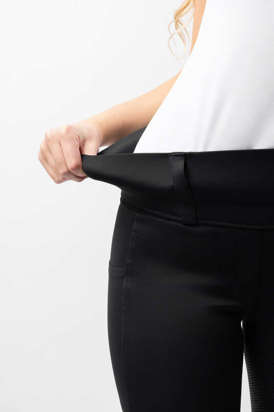 Tights Horze Anya Full Seat Black Ladies [:08]