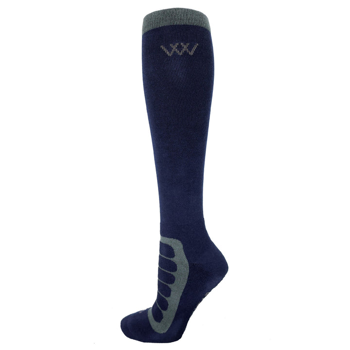 Socks Woof Bamboo Tech Long Navy & Grey Medium
