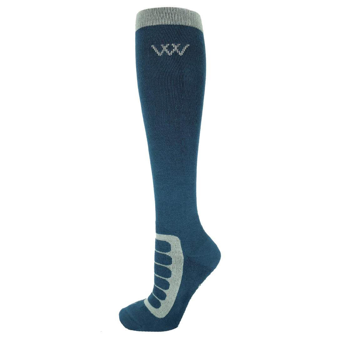 Socks Woof Bamboo Tech Long Petrol & Sage Medium