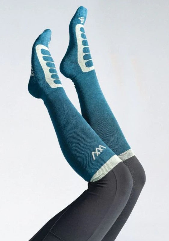 Socks Woof Bamboo Tech Long Petrol & Sage Medium