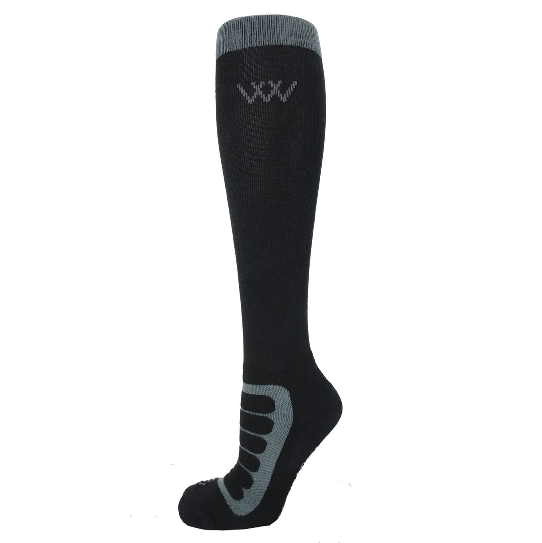 Socks Woof Bamboo Tech Long Black & Grey [:medium]