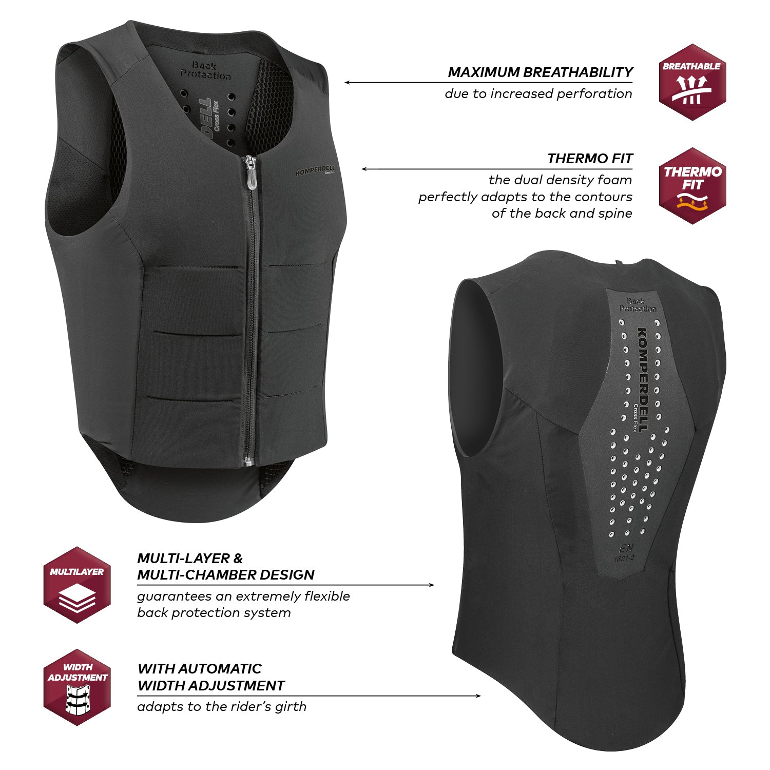 Body Protector Kd Ballistic Flex Fit [:large Regular]