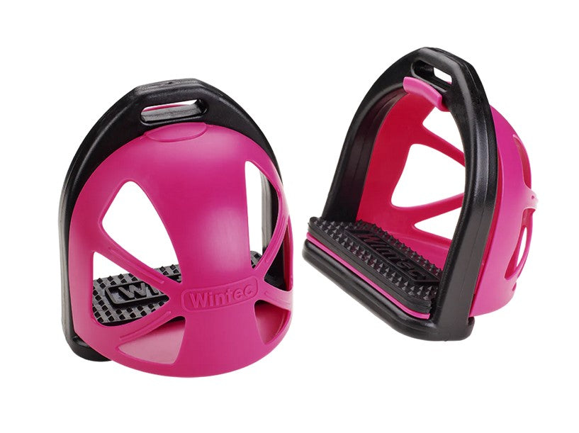 Stirrup Irons Wintec Kids Cage Pink Xs