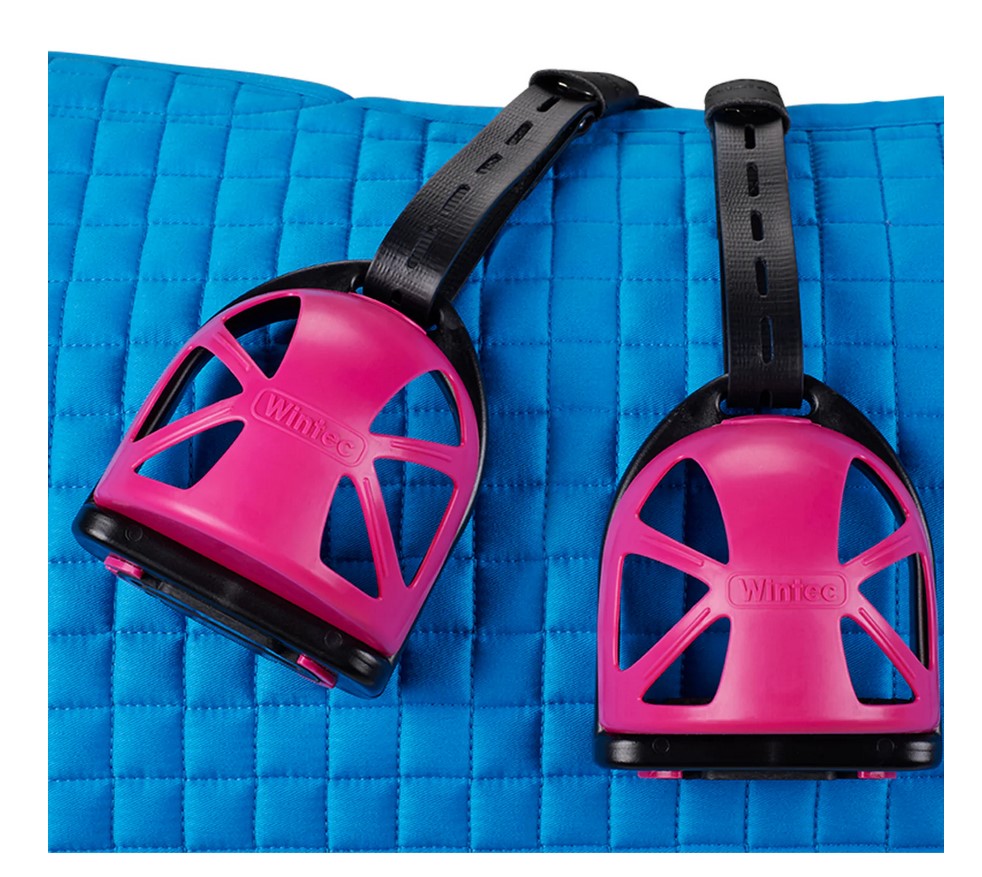 Stirrup Irons Wintec Kids Cage Pink Xs