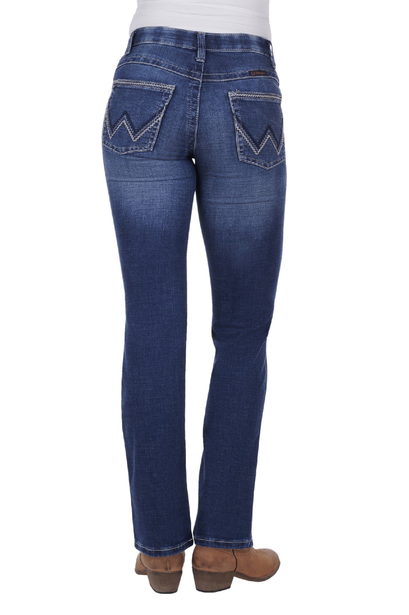 Jeans Wrangler Willow Ultimate Midrise Bootcut Davis 34inch Leg Ladies [:usa 3w  Aus 8]