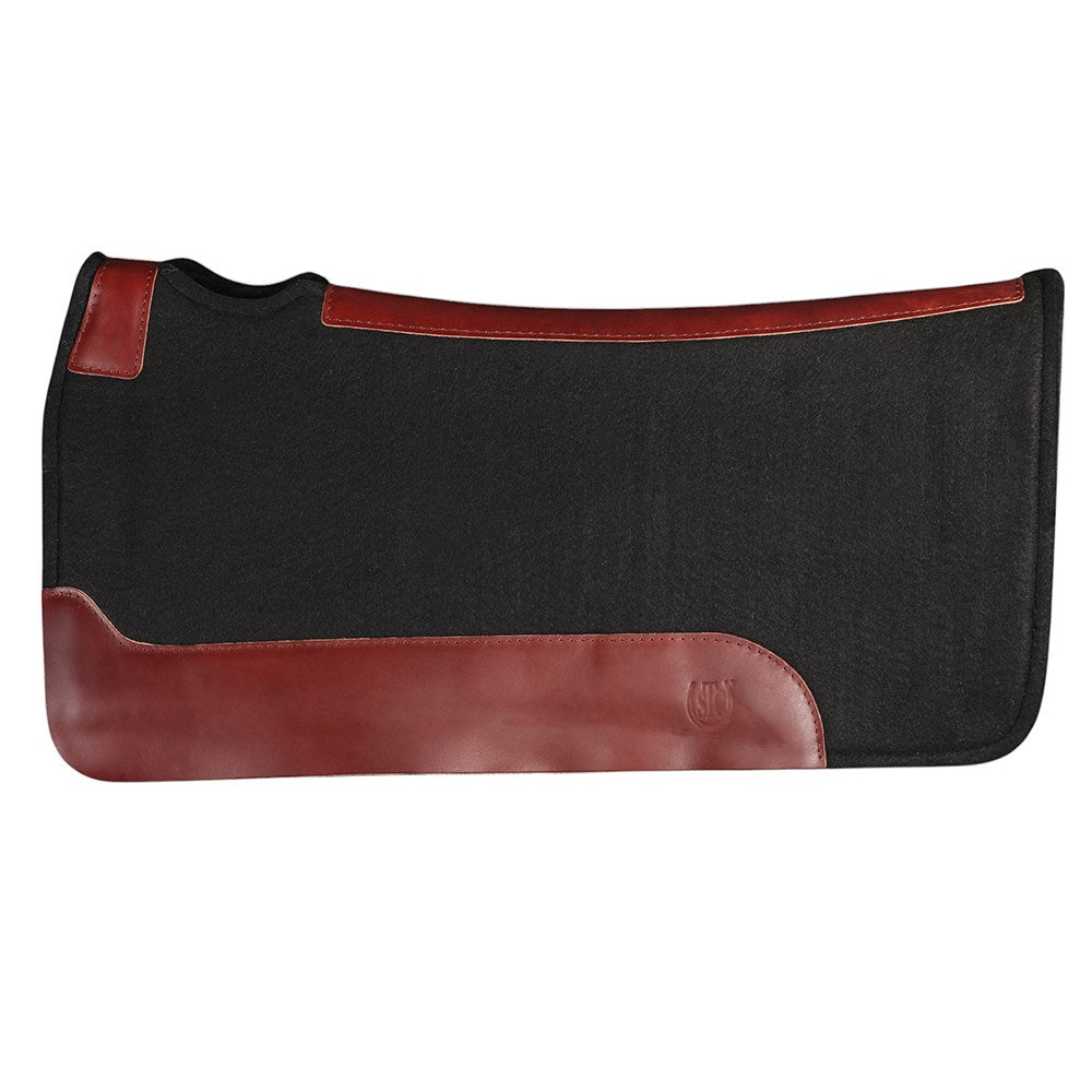 Saddle Pad Koda Felt Wither Relief Black 31" X 30"
