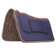 Saddle Pad Fort Worth Canvas Shim Pad With Spine Navy 30" X 30"