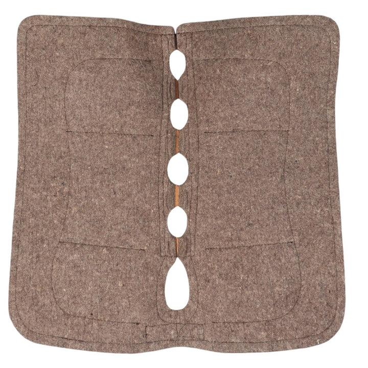 Saddle Pad Fort Worth Canvas Shim Pad With Spine Navy 30" X 30"