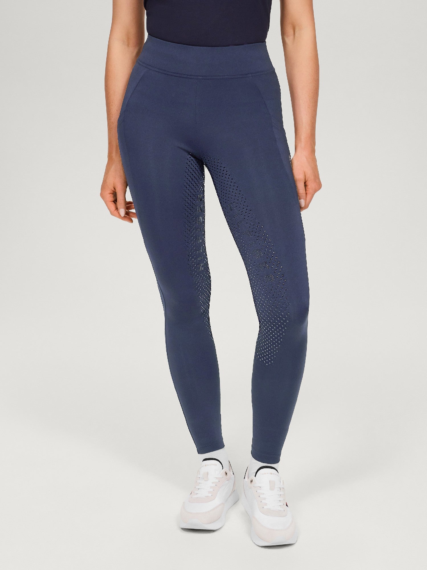 Tights Tommy Hilfiger Amber High Waist Full Grip Faded Indigo Ladies [:large]