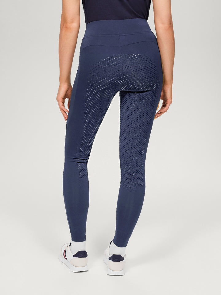 Tights Tommy Hilfiger Amber High Waist Full Grip Faded Indigo Ladies [:large]