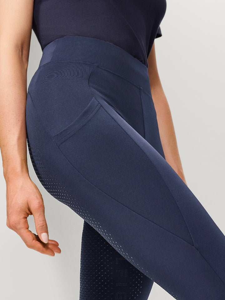 Tights Tommy Hilfiger Amber High Waist Full Grip Faded Indigo Ladies [:large]