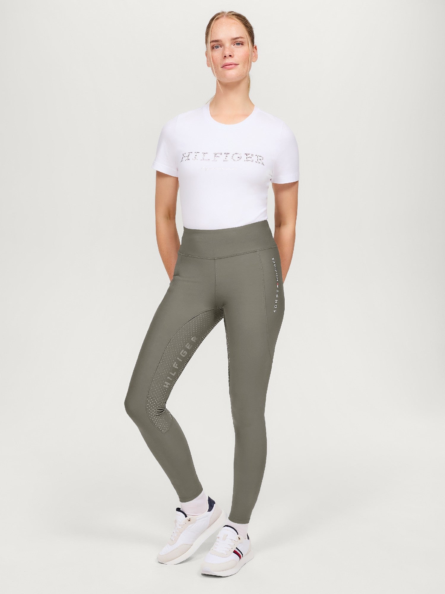Tights Tommy Hilfiger Devon Full Grip Ash Ladies [:large]