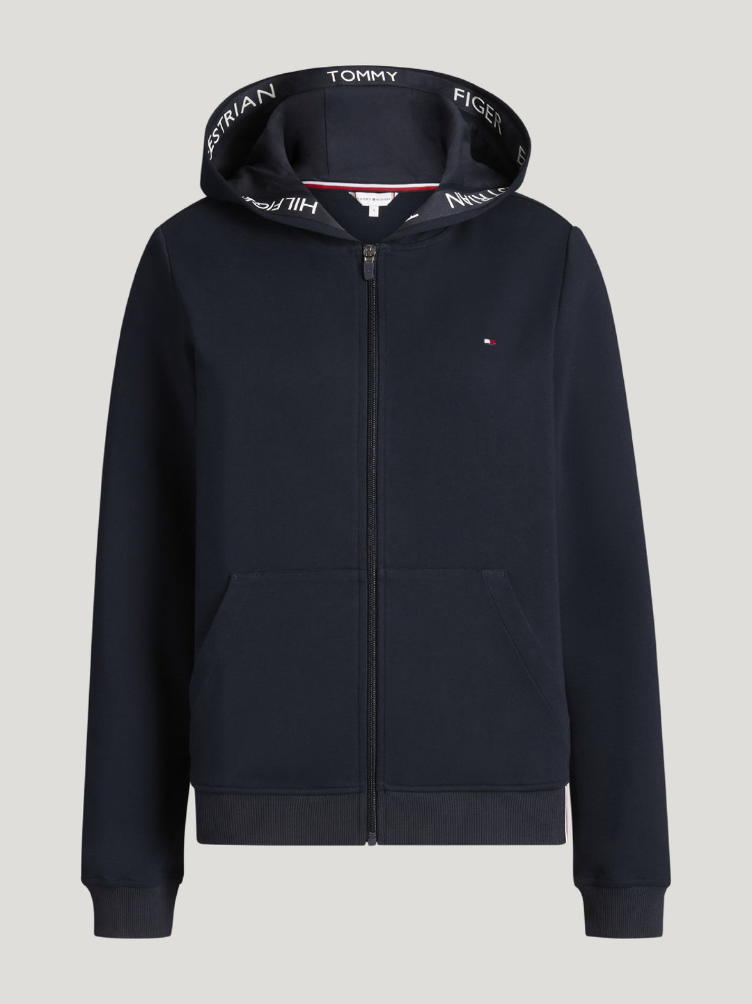 Hoodie Tommy Hilfiger Beverly Zip Up Faded Indigo Ladies [:small]