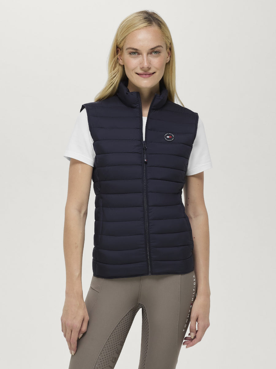Vest Tommy Hilfiger Serano Quilted Vest Desert Sky Ladies [:medium]