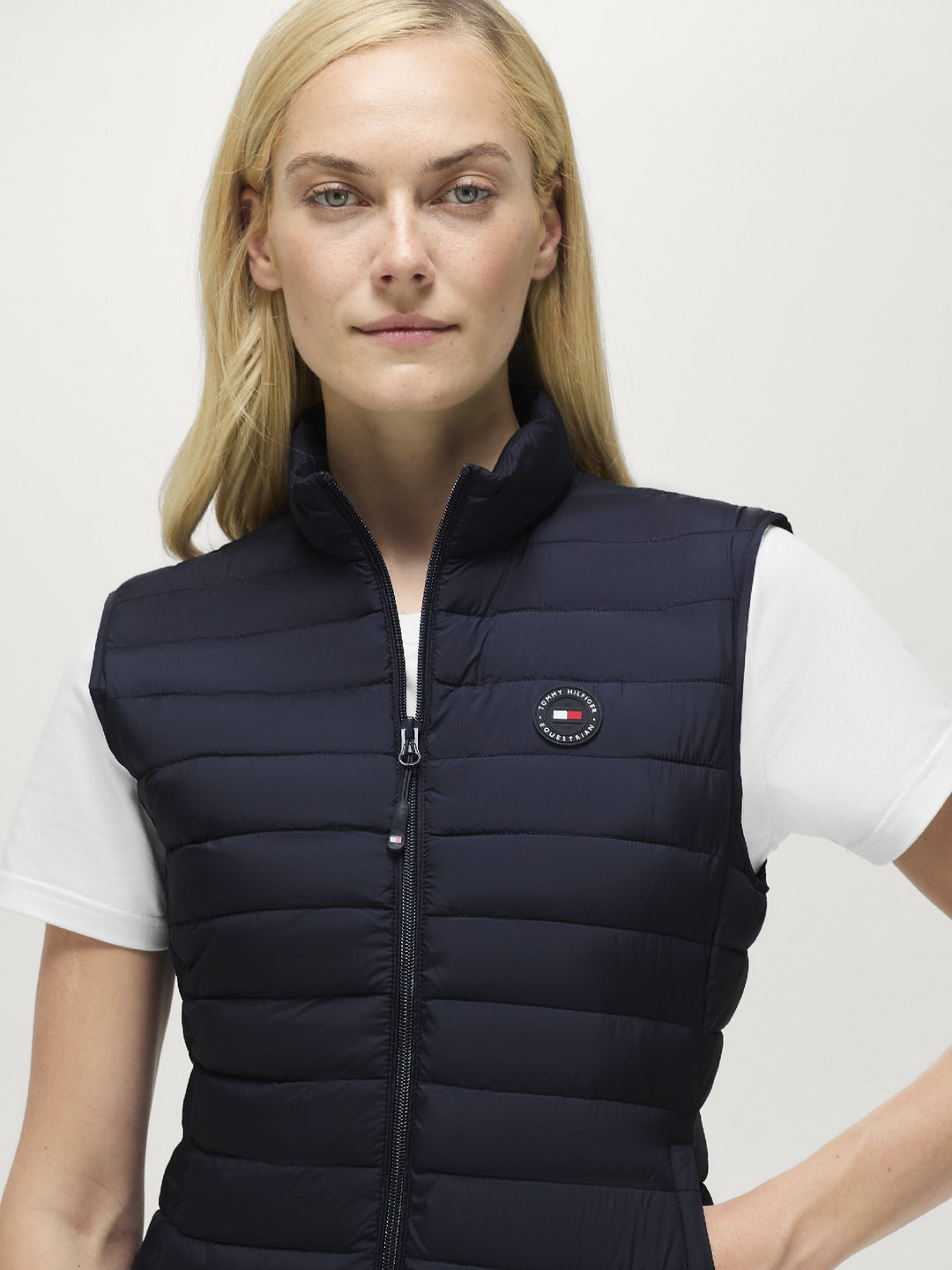 Vest Tommy Hilfiger Serano Quilted Vest Desert Sky Ladies [:medium]