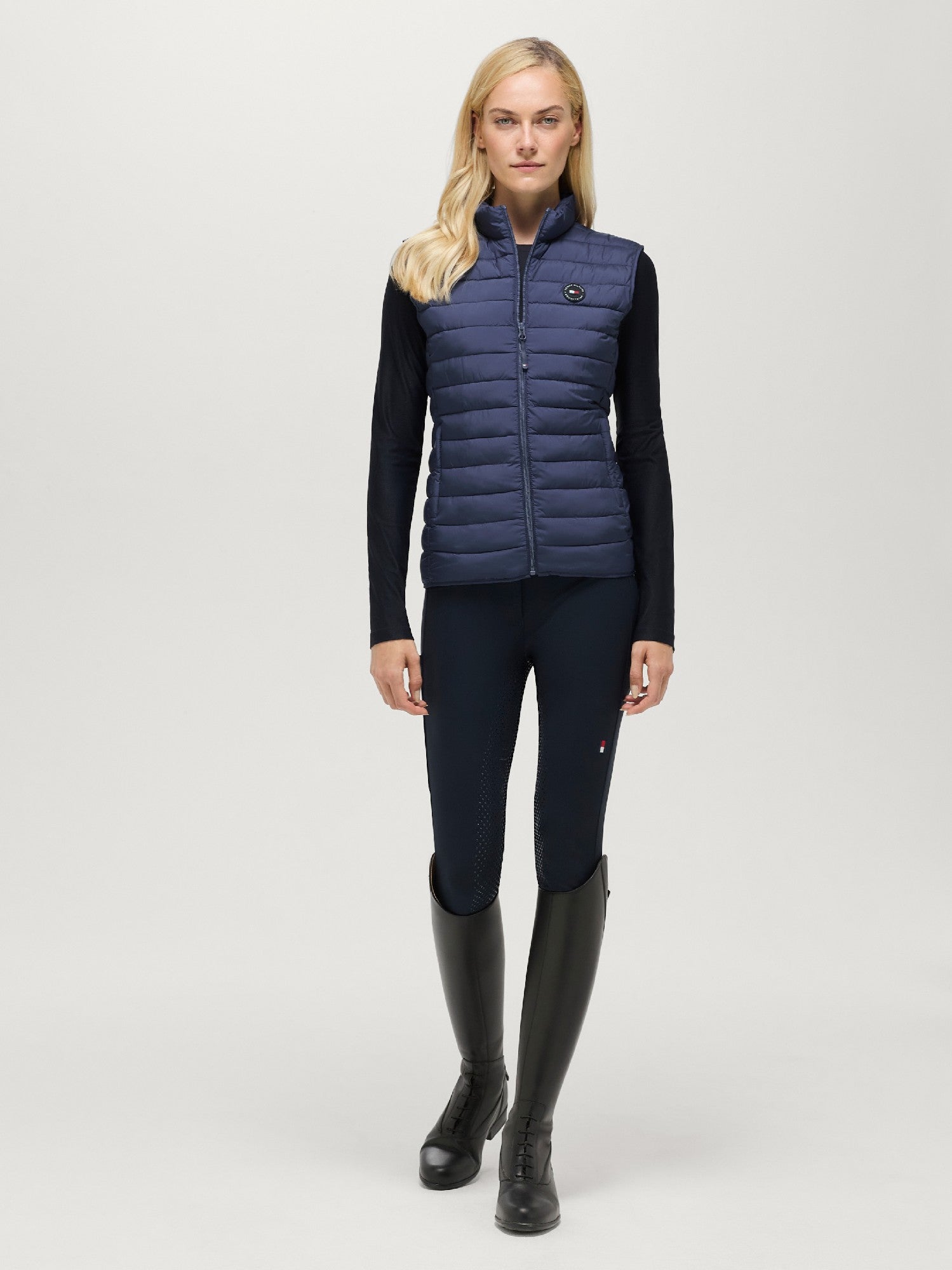 Vest Tommy Hilfiger Serano Quilted Faded Indigo Ladies [:medium]