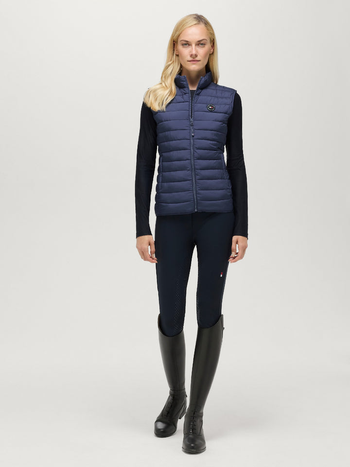 Vest Tommy Hilfiger Serano Quilted Faded Indigo Ladies [:medium]