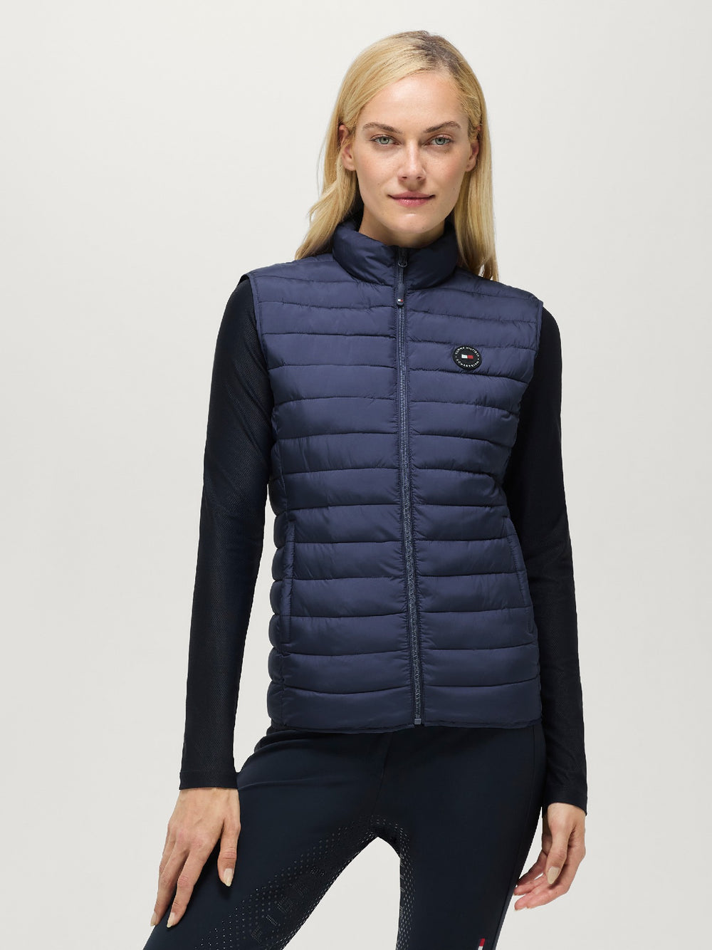 Vest Tommy Hilfiger Serano Quilted Faded Indigo Ladies [:medium]
