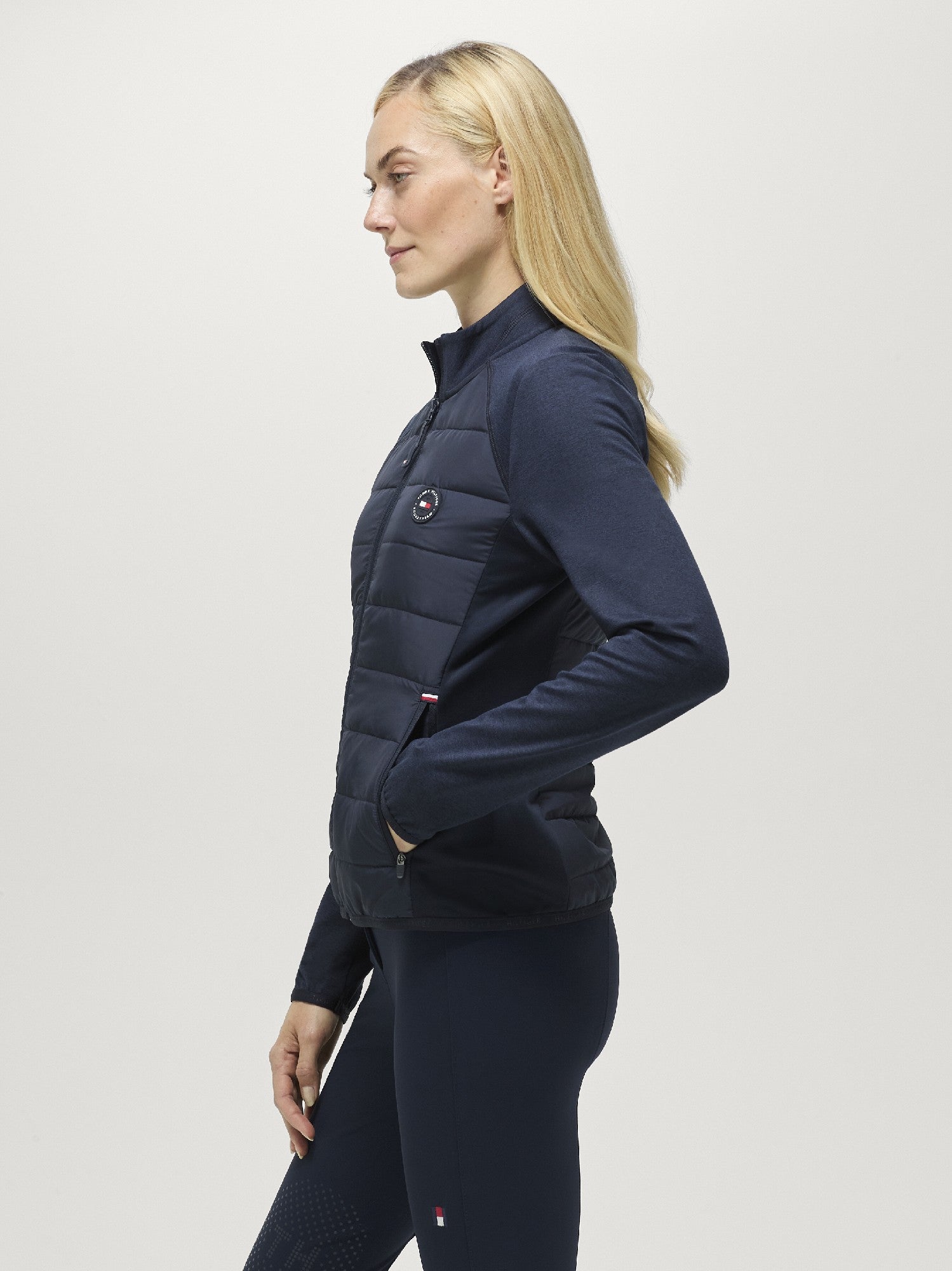 Jacket Tommy Hilfiger Napa Hybrid Desert Sky Ladies [:small]