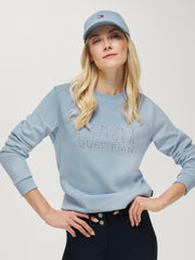 Sweatshirt Tommy Hilfiger Belair Rhinestone Sweet Blue  Ladies [:small]