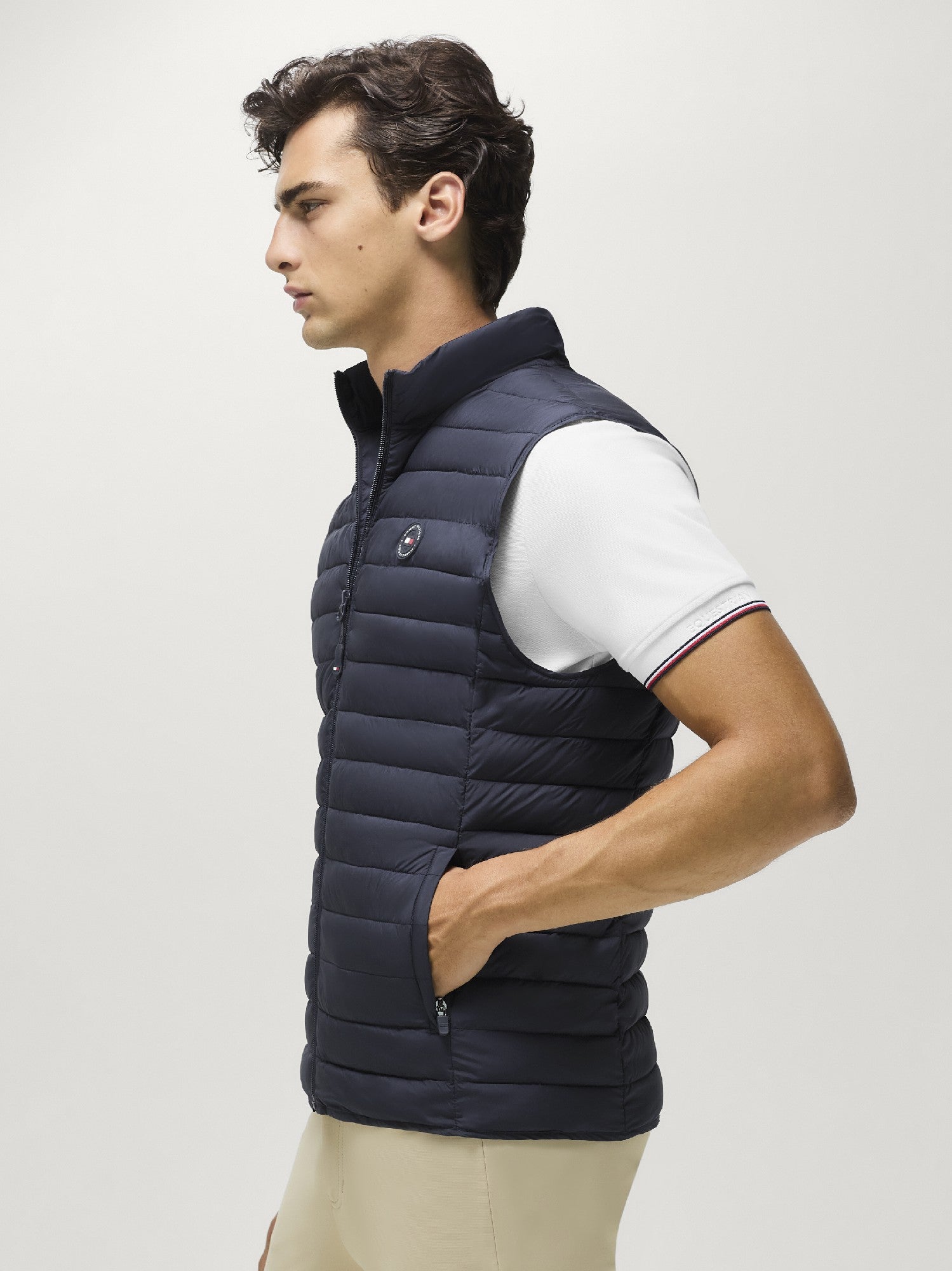 Vest Tommy Hilfiger Montero Vest Desert Sky Mens [:large]
