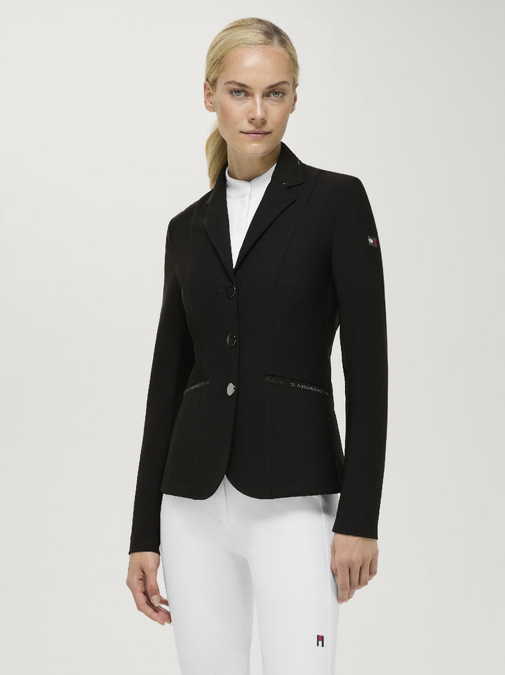 Riding Jacket Tommy Hilfiger Costa Rhinestone Black Ladies [:small]