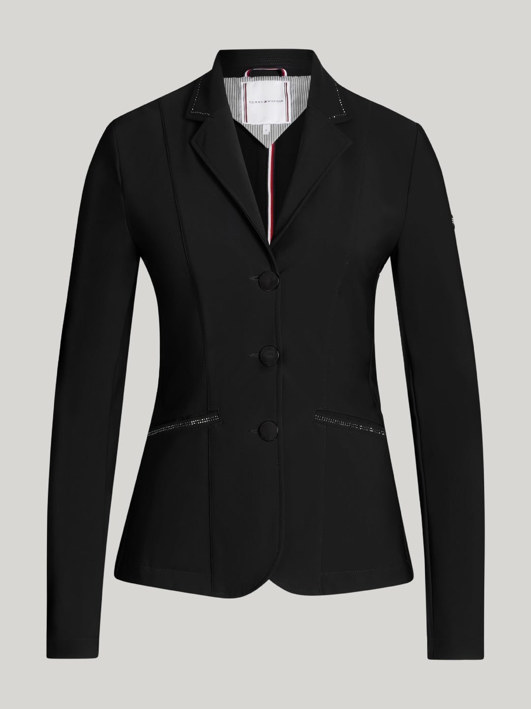 Riding Jacket Tommy Hilfiger Costa Rhinestone Black Ladies [:small]