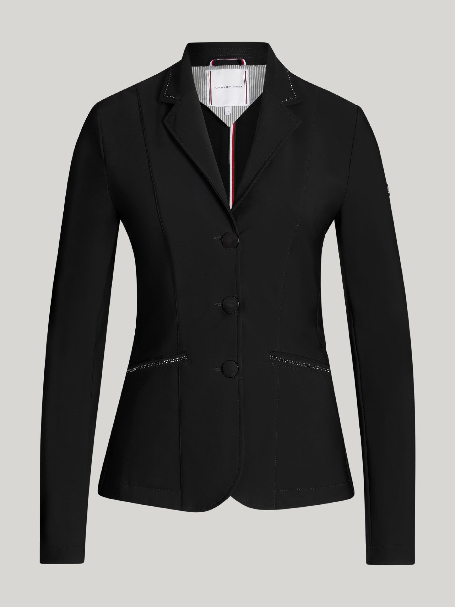 Riding Jacket Tommy Hilfiger Costa Rhinestone Black Ladies [:small]