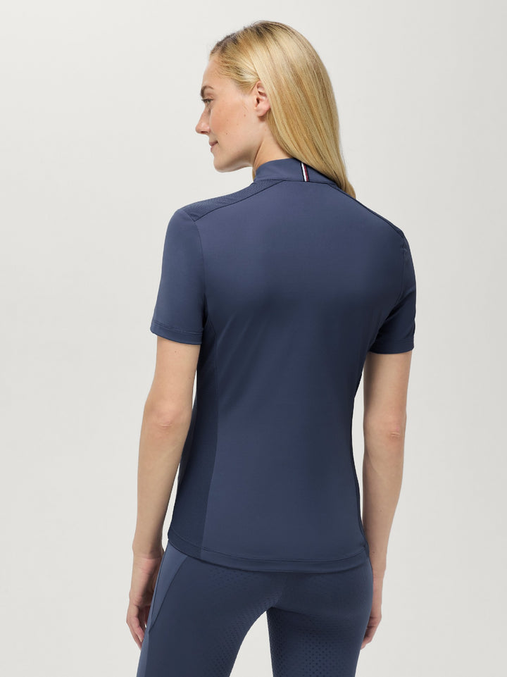 Top Tommy Hilfiger Palma Training 1/4 Zip Faded Indigo Ladies [:small]