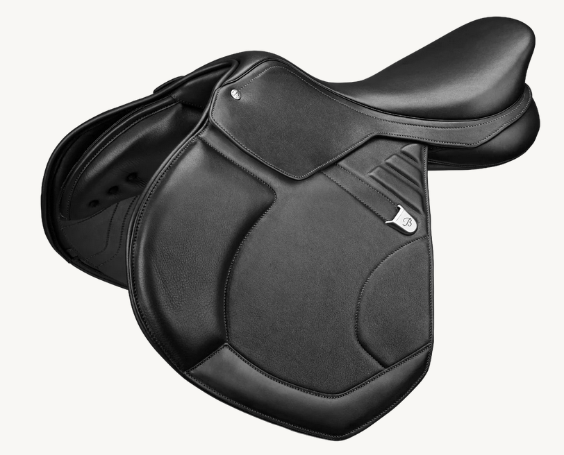 Bates Apex Jumping Saddle Cair Classic Black [:42cm 16.5"]