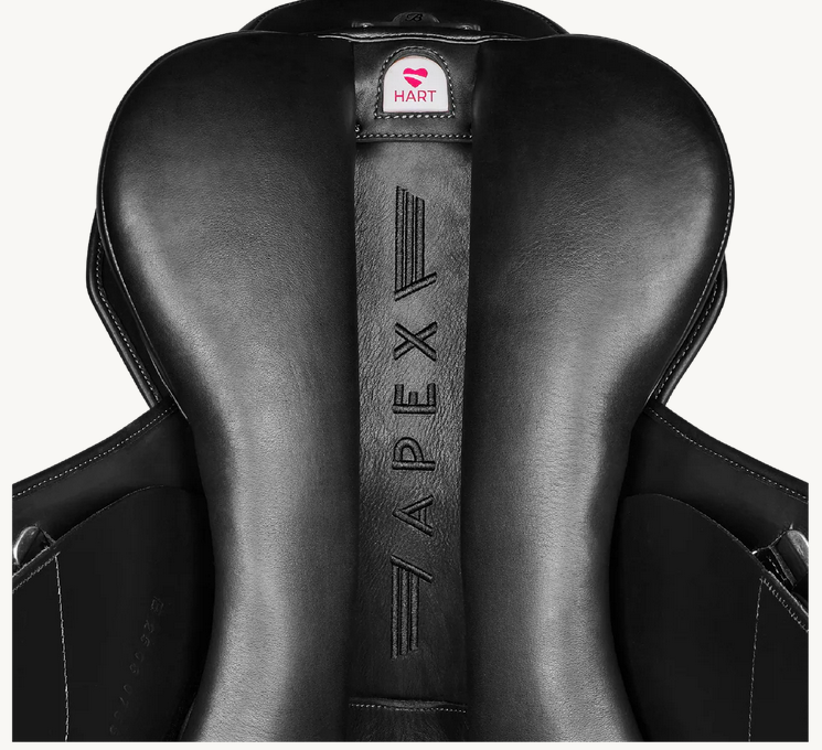Bates Apex Jumping Saddle Cair Classic Black [:42cm 16.5"]