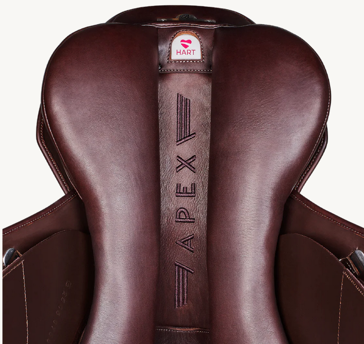 Bates Apex Jumping Saddle Cair Classic Brown [:42cm 16.5"]