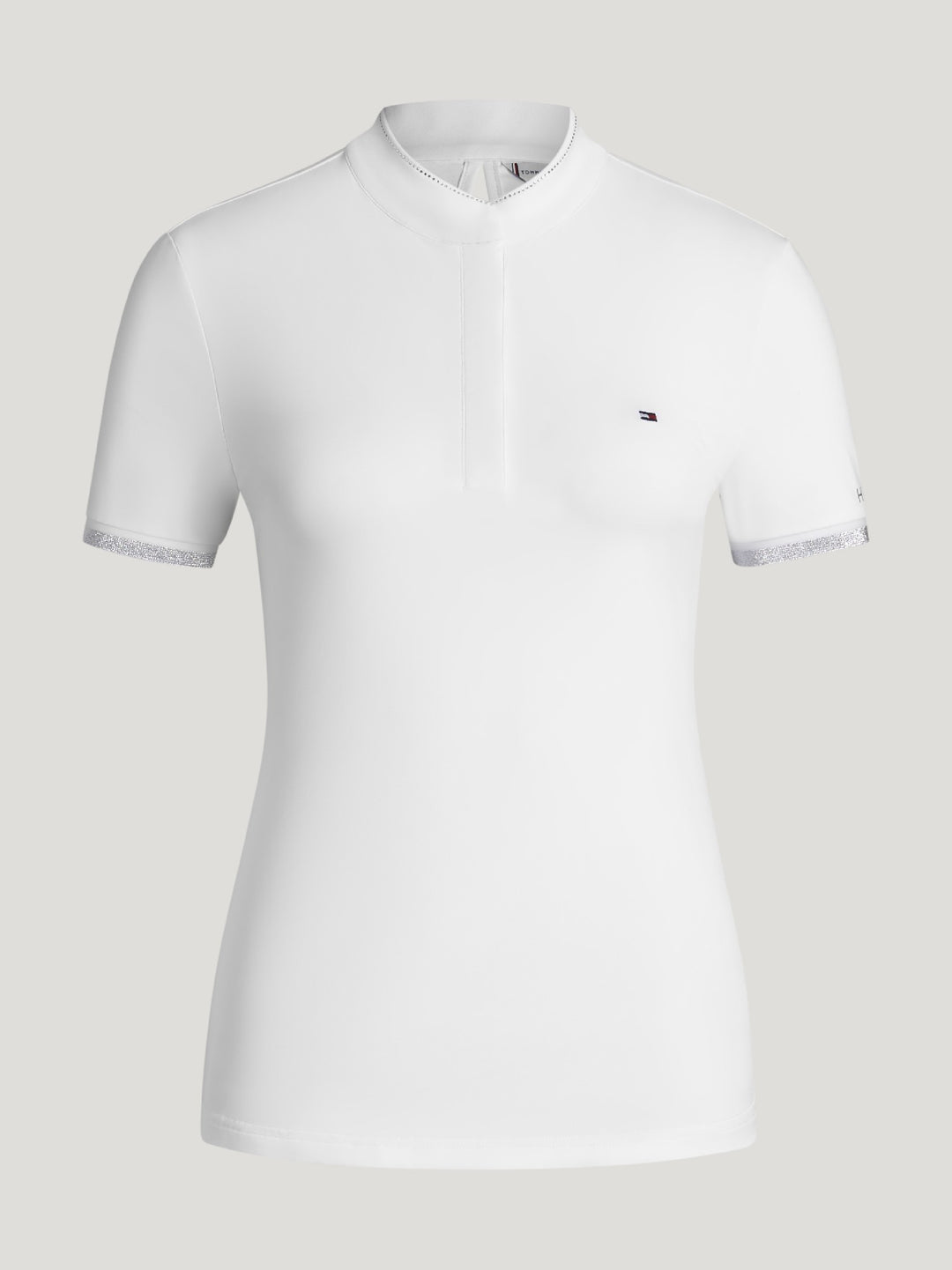 Shirt Show Tommy Hilfiger Linsay Rhinestone Ss Optic White Ladies [:small]