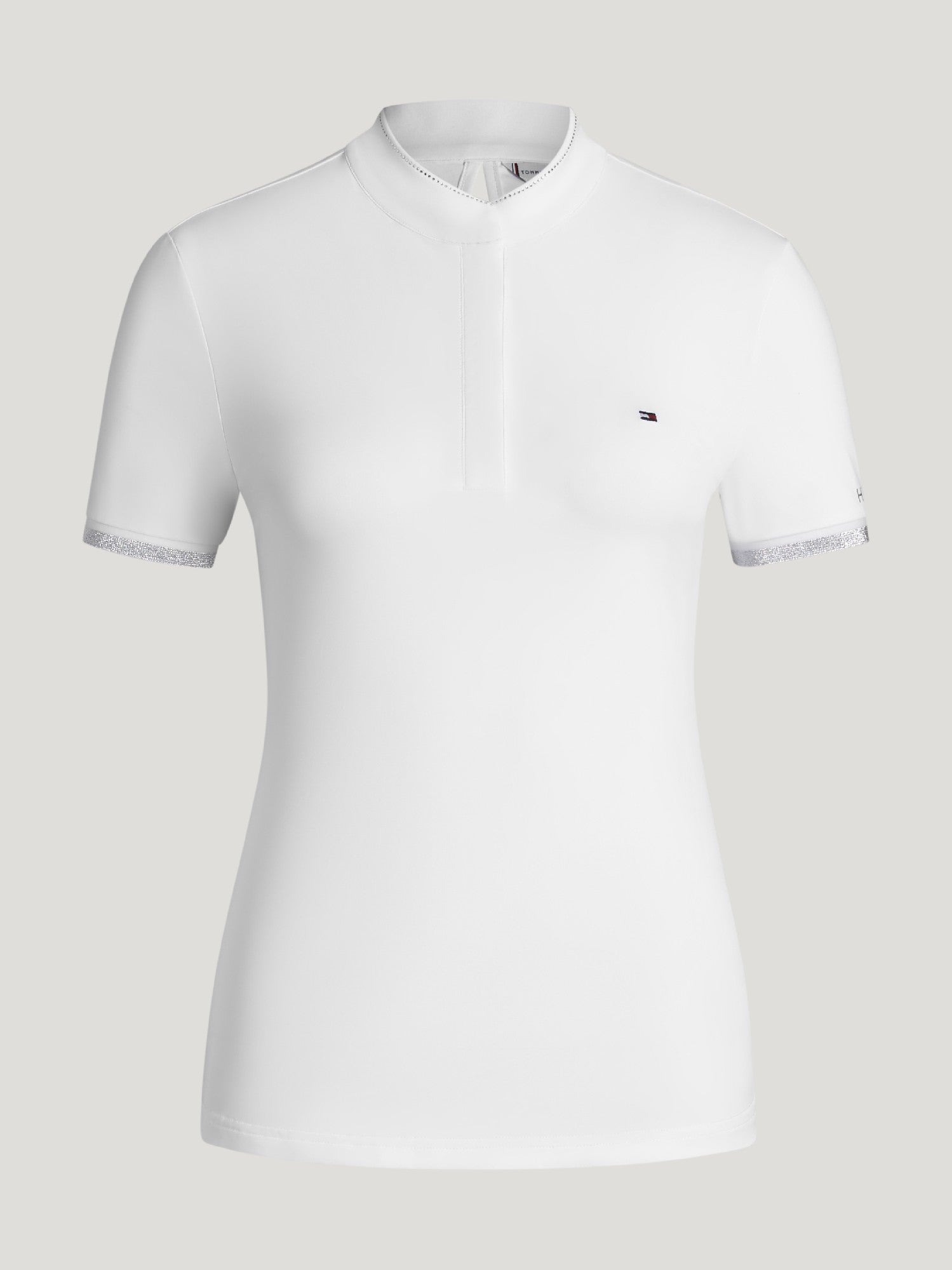 Shirt Show Tommy Hilfiger Linsay Rhinestone Ss Optic White Ladies [:small]