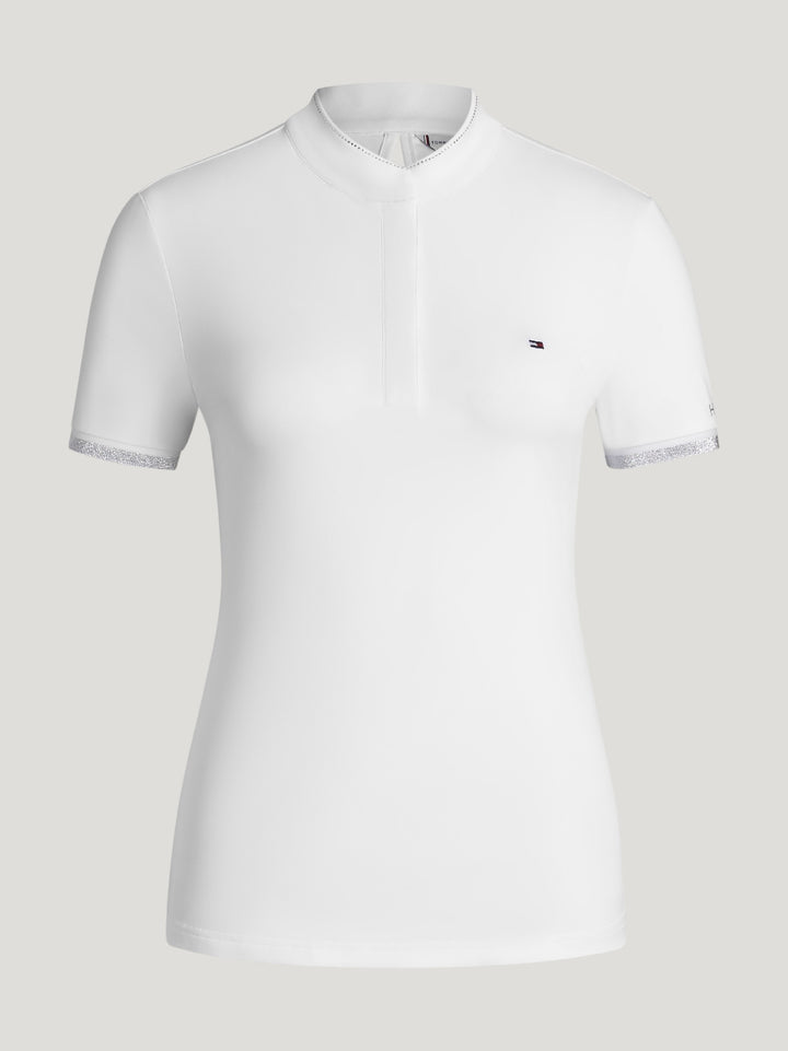 Shirt Show Tommy Hilfiger Linsay Rhinestone Ss Optic White Ladies [:small]