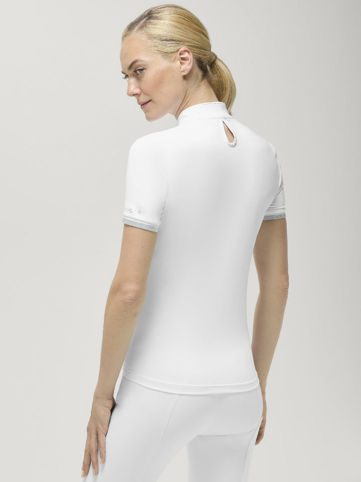 Shirt Show Tommy Hilfiger Linsay Rhinestone Ss Optic White Ladies [:small]