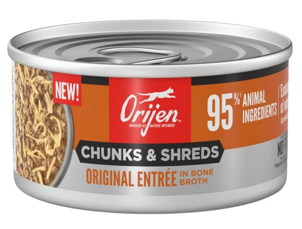 Orijen Cat Can Chunks & Shreds Original Entree 155gm