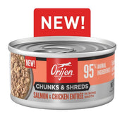 Orijen Cat Can Chunks & Shreds Salmon & Chicken Entree 155gm