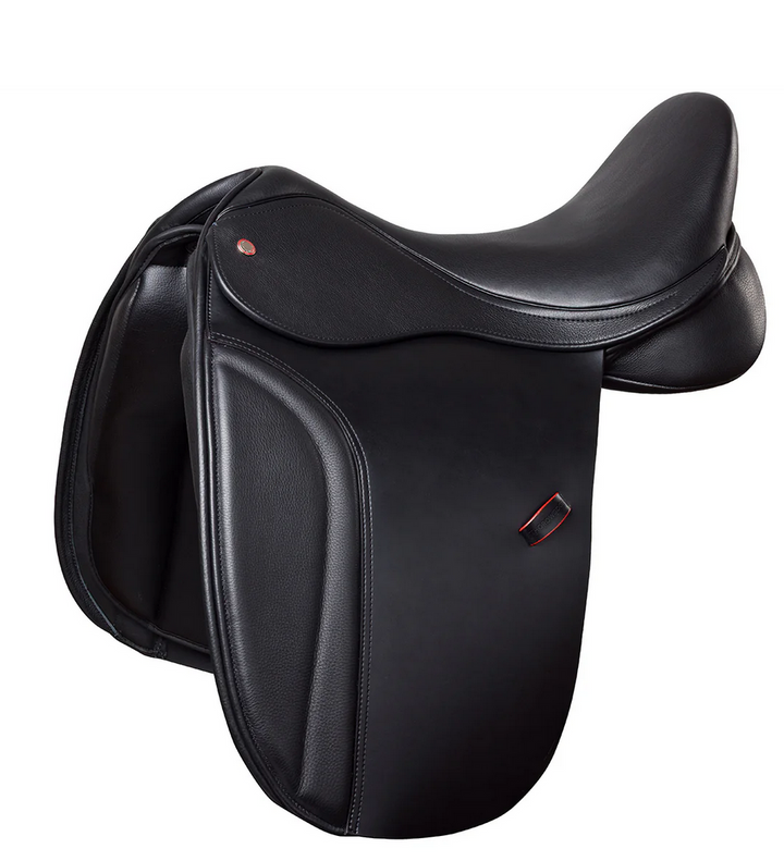Thorowgood T9 Dressage Saddle High Wither Black [:17"]